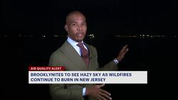 Air quality alert issued for NYC as smoke from New Jersey wildfires reaches Brooklyn News Clip