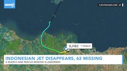 62 People Missing After Indonesian Jet Disappears After Takeoff News Clip