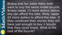 How to write an equation and solve from a word problem Instructional Video