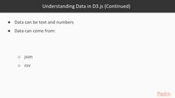 Learning D3.JS 5.0 4.3: The select() Method Instructional Video