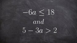 How to solve and graph a compound inequality as AND Instructional Video