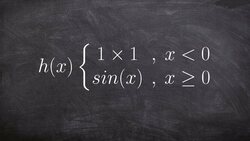 How to Graph a Piecewise With Sine and Absolute Value Instructional Video