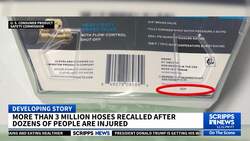 Millions of garden hoses recalled after reports of product bursting News Clip