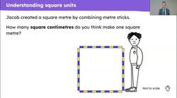 Measure the area of flat shapes using square centimetres Instructional Video