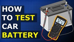 How to test a car battery Instructional Video