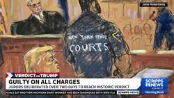 Trump addresses public following guilty verdict in hush money case News Clip