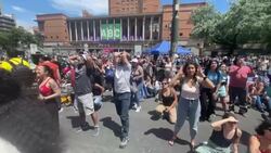 CLEAN : Uruguay fans react as they win over Ghana but exit World Cup News Clip