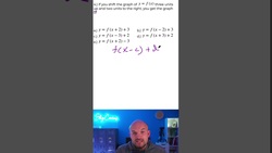 Write the function f(x) given transformations Instructional Video