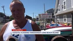Businesses, vacationers on LBI cope with flooding caused by Erin News Clip