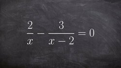 How to use the LCD to help us solve a rational equation Instructional Video