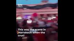 Wild celebrations as Morocco makes World Cup quarter-finals News Clip