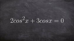 Solving a trigonometric equation with an undefined answer of cosine Instructional Video