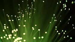 4k Fiber optics abstract with dolly shot Stock Footage