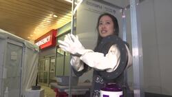 Virus isolation booths to protect health workers Instructional Video