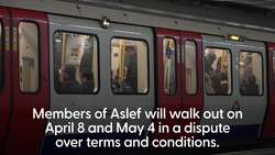 Tube passengers warned of disruption to journeys because of driver strikes News Clip