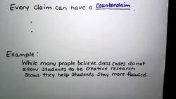 Identifying Counterclaims Instructional Video