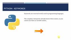 The Complete Python Course - Keywords Instructional Video