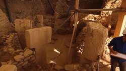 Tourists Visit Site Of The World's Oldest Structures At Gobekli Tepe Stock Footage