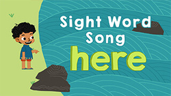 Introduction to sight word - Here Instructional Video