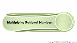 Multiplying Rational Numbers Instructional Video