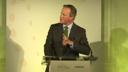David Cameron speaks at Global Food Security Summit News Clip