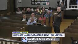 Breakdancing resident derails Cranford town meeting to talk taxes News Clip
