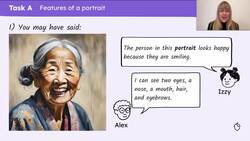 Profile portraits in art Instructional Video