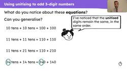 Add two 3-digit numbers using partitioning Instructional Video