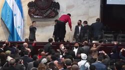 CLEAN : Brawl in Honduras Congress ahead of new president's inauguration News Clip