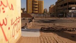 CLEAN : Empty streets in Khartoum before planned anti-coup mass rallies News Clip