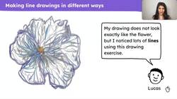 Drawing flowers: shape and line Instructional Video