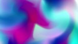 Holographic liquid flowing waves abstract video animation Stock Footage