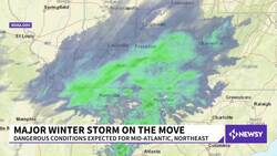 Winter Storm Blanketing Parts Of South With Snow, Ice News Clip
