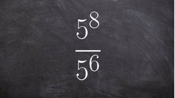 Learn how to apply the quotient rule of exponents with numbers Instructional Video