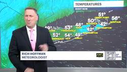 Dry today, showers and cooler temps return for Wednesday News Clip