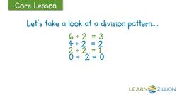 Division with Positive and Negative Integers by Noticing Patterns Instructional Video