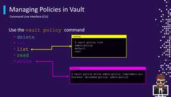 HashiCorp Certified - Vault Associate Course - Managing Policies Using the CLI Instructional Video