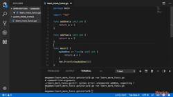 Learn Go in 3 Hours - Advanced Functions Instructional Video