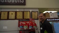 #TheMoment a B.C. grocer built a mind-boggling Batman box display News Clip