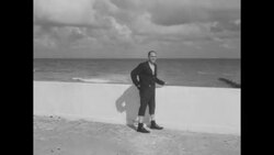 Male models show men's styles for 1955 News Clip