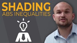 How to shade absolute value inequalities Instructional Video