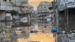 Extensive flooding in Gaza: Heavy rains worsen conditions for displaced families News Clip