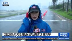 Tropical Storm Debby expected to quickly intensify to a hurricane before making landfall News Clip