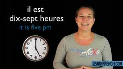 Telling the Time in French Part 1 Instructional Video
