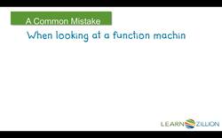 Finding the Rule for a Function Machine Using a Vertical Table Instructional Video