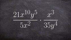 Using the rules of exponents to help us multiply and simplify two rational expressions Instructional Video