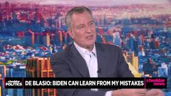 Bill De Blasio on What Biden Can Learn From His Mistakes as NYC Mayor News Clip