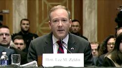Zeldin faces questions on climate change and pollution at Senate confirmation hearing News Clip