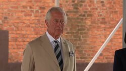 RWANDA: The Prince of Wales visits Nyamata Church Genocide Memorial . News Clip