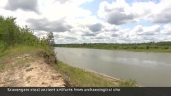 Indigenous archaeological site under threat from looters News Clip